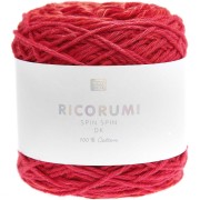Coton Ricorumi Spin Spin par Rico Design pour Amigurumi - Rouge x50g