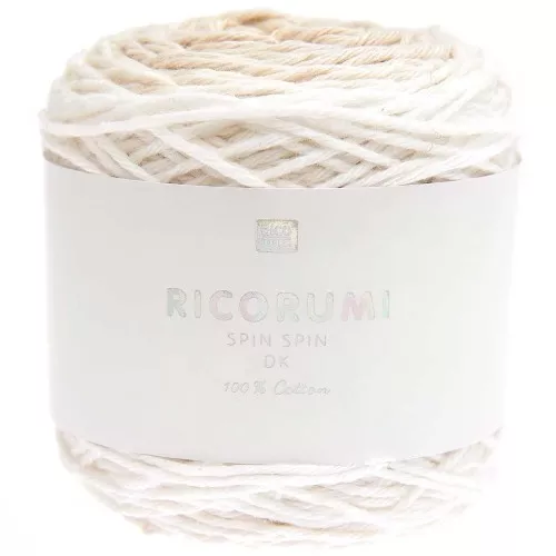 Coton Ricorumi Spin Spin par Rico Design pour Amigurumi - Ecru x50g
