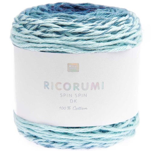 Coton Ricorumi Spin Spin par Rico Design pour Amigurumi - Bleu x50g