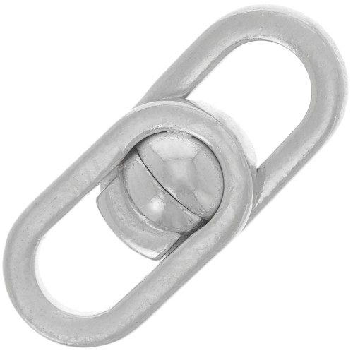 Fermoir design aimanté 19.5x8 mm - Argent 925 x1