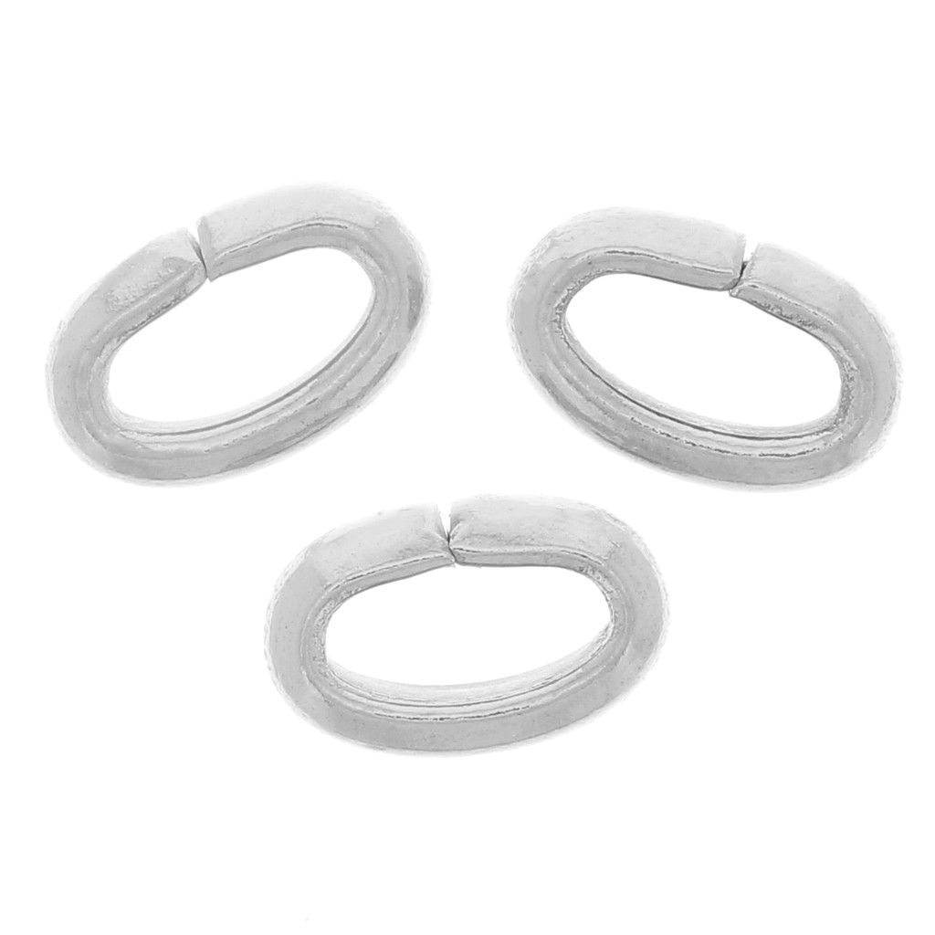 250 Anneaux Ouverts Argentés 4 Mm - Pour Création De Bijoux Et Perlage