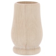 Support en bois brut à décorer par Puca® 62x32 mm - Vase x1|raw }}