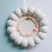 Perles chips 5 - 8 mm en pierre gemme - Quartz Rose x78cm