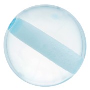 Perles en résine transparente 8 mm - Bleu glacier x1|raw }}