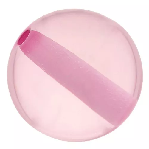 Perle en résine transparente 10 mm - Rose clair x1