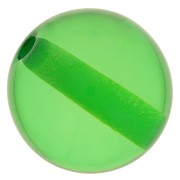 Perle en résine transparente 10 mm - Vert prairie x1|raw }}