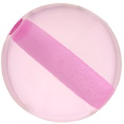 Perle en résine transparente 12 mm - Rose x1|raw }}