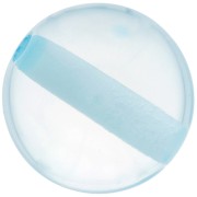 Perle en résine transparente 12 mm - Bleu glacier x1|raw }}