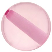 Perle en résine transparente 14 mm - Rose clair x1|raw }}
