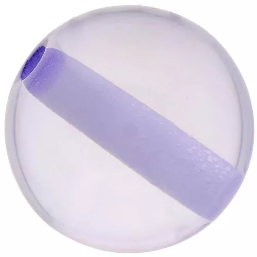 Perle en résine transparente 14 mm - Lavande x1