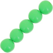 Perles en résine opaque 6 mm - Vert prairie x10|raw }}