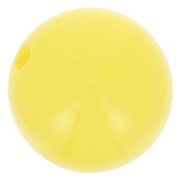 Perle en résine opaque 8 mm - Jaune soleil x1|raw }}