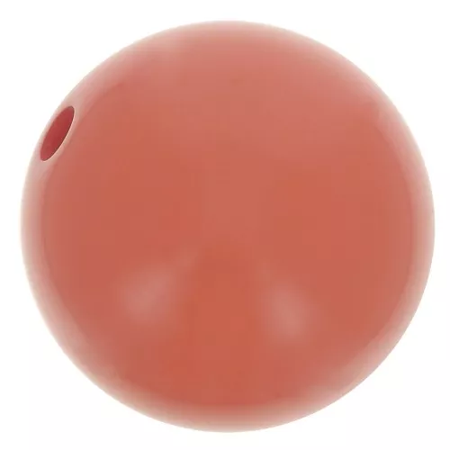 Perle en résine opaque 8 mm - Terre cuite x1