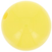 Perle en résine opaque 12 mm - Jaune soleil x1|raw }}