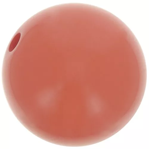 Perle en résine opaque 12 mm - Terre cuite x1