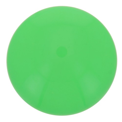 Cabochon rond en résine opaque 12 mm - Vert prairie x1