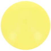Cabochon rond en résine opaque 14 mm - Jaune soleil x1