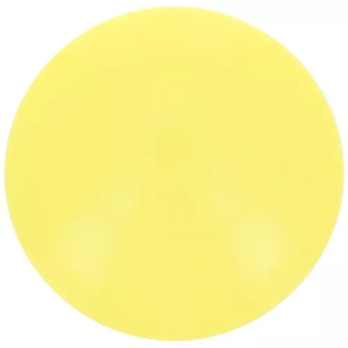 Cabochon rond en résine opaque 14 mm - Jaune soleil x1