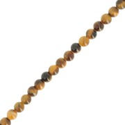 Perles rondes 3.5 mm pierre gemme - Oeil de tigre x39cm|raw }}