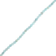 Perles rondes facettées 2 mm pierre gemme - Larimar x33cm|raw }}
