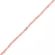 Perles rondes 2 mm pierre gemme - Thulite x39cm