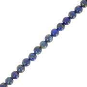 Perles rondes 4 mm pierre gemme - Lapis lazuli x38cm|raw }}