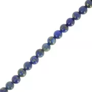 Perles rondes 4 mm pierre gemme - Lapis lazuli x38cm