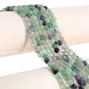Perles rondes 6 mm pierre gemme - Fluorite x38cm