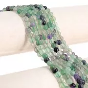 Perles rondes 6 mm pierre gemme - Fluorite x38cm