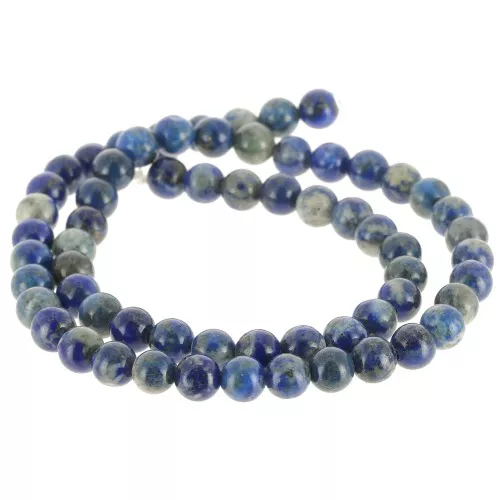 Perles rondes 6 mm pierre gemme - Lapis lazuli x39cm