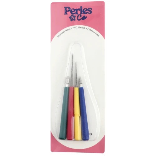 Set de 4 aléseurs de perles manuel - pointes diamantées x1