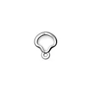 Cymbal - Clous d'oreilles pour Ginko 12x10 mm - Kamares - Doré à l'or fin x2