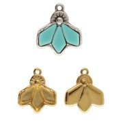 Cymbal - Breloque pour perle Kite 19x17 mm - Dentro - Doré à l'or fin x1