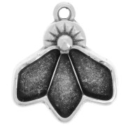 Cymbal - Breloque pour perle Kite 19x17 mm - Dentro - Argenté vieilli x1|raw }}