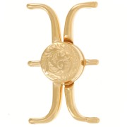 Cymbal Fermoir aimanté pour perles Delica 11/0 30x18 mm Souda III Doré à l'or fin|raw }}