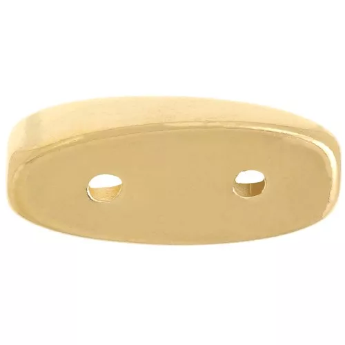 Cymbal - Connecteur pour perles Carrier Bead 17x8 mm Maratha - Doré à l'or fin