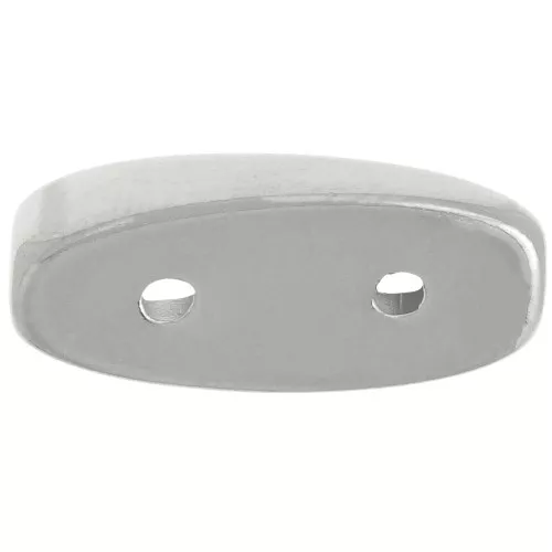 Cymbal - Connecteur pour perles Carrier Bead 17x8 mm Maratha - Argenté vieilli