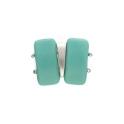 Cymbal - Connecteur pour perles Carrier Bead 17x8 mm Maratha - Argenté vieilli