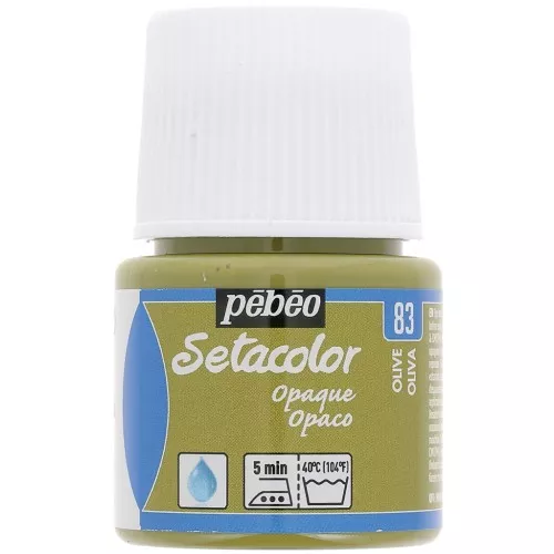 Peinture Setacolor Opaque - Olive (n°83) x45ml