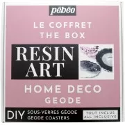 Le coffret Résin Art de Pébéo - Home Deco Geode