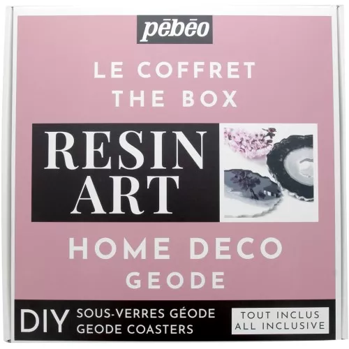 Le coffret Résin Art de Pébéo - Home Deco Geode