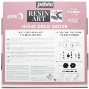 Le coffret Résin Art de Pébéo - Home Deco Geode