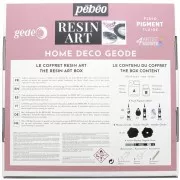 Le coffret Résin Art de Pébéo - Home Deco Geode