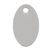 Sequins ovales 10x6 mm - médaille à graver - Acier inoxydable 304 x4|raw }}