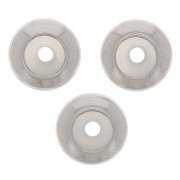 Perle stoppeur 6 mm avec un trou de 2 mm - Acier inoxydable 316 x1