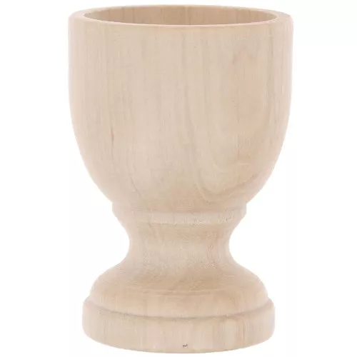 Support en bois brut à décorer par Puca® 69x47 mm - Coquetier x1