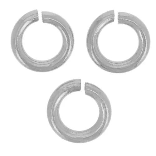 Anneaux ouverts 5x1 mm - Acier inoxydable 316L x25