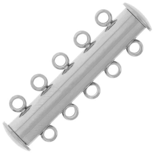 Fermoir aimanté et coulissant 5 rangs 30 mm - Acier inoxydable 304 x1