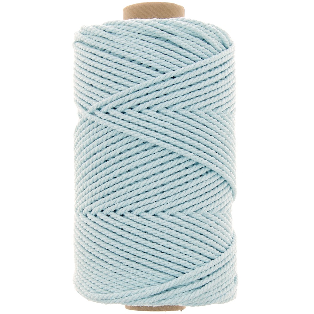 Bobine De Cordon En Coton Pour Macramé 5 Mm - Nude X50m