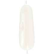 Perles gouttes 25x8 mm en coquillage - Naturel x2